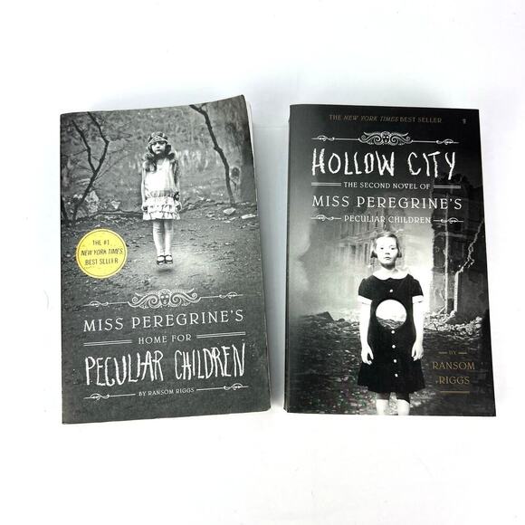 LOT 2 Miss Peregrine's Home for Peculiar Children AND Hollow City Book Bundle - Picture 1 of 7